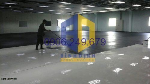 Quy trình thi công sơn sàn epoxy chống tĩnh điện