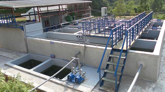 Sơn Epoxy cho hồ xử lý nước thải FRP