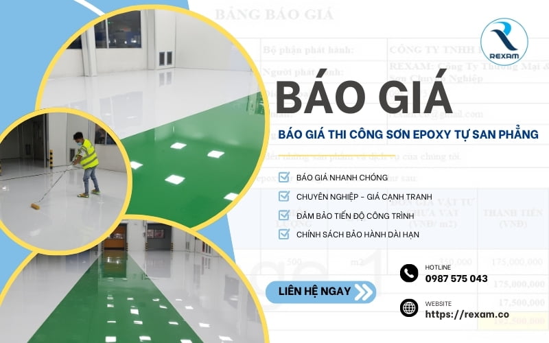 Sơn Epoxy Tự Phẳng 2025: Báo Giá, Thi Công, Loại Nào Tốt Nhất? 3 Bảng Giá Sơn Epoxy Tự Phẳng: Cập Nhật Mới Nhất và Các Yếu Tố Ảnh Hưởng